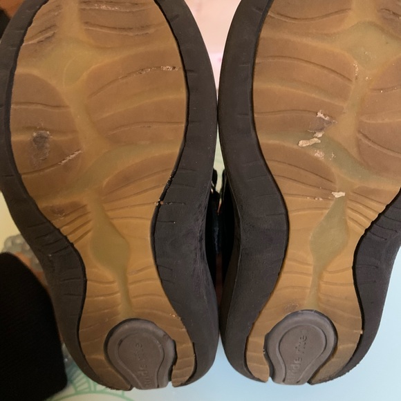 Stride rite Mary Jane Adria Black patent leather 6M Gem flower Velcro closure - Picture 8 of 8